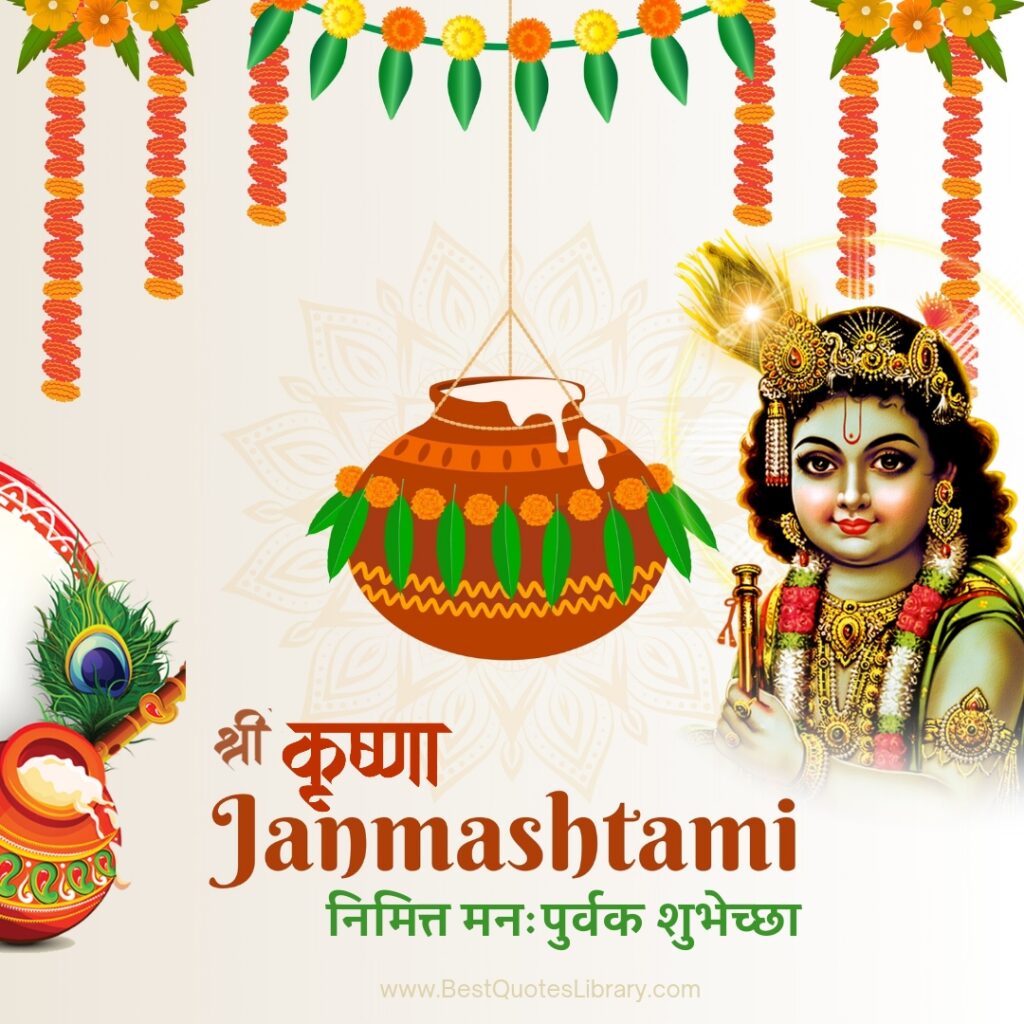 shree krishna janmashtami wishes quotes
